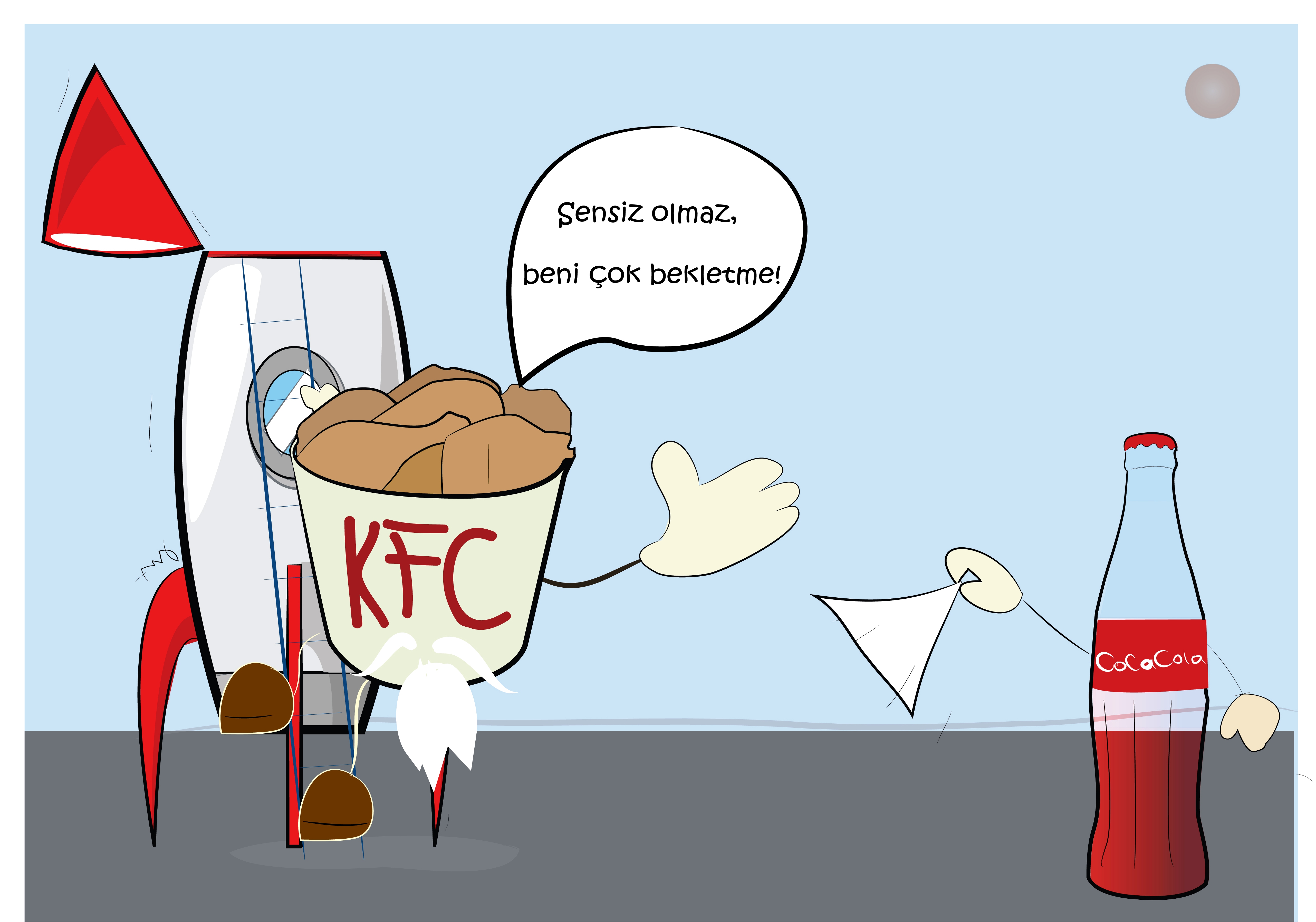 KFC'nin uzay macerası