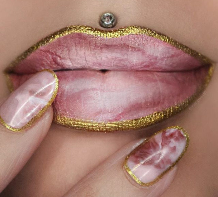 marble lips