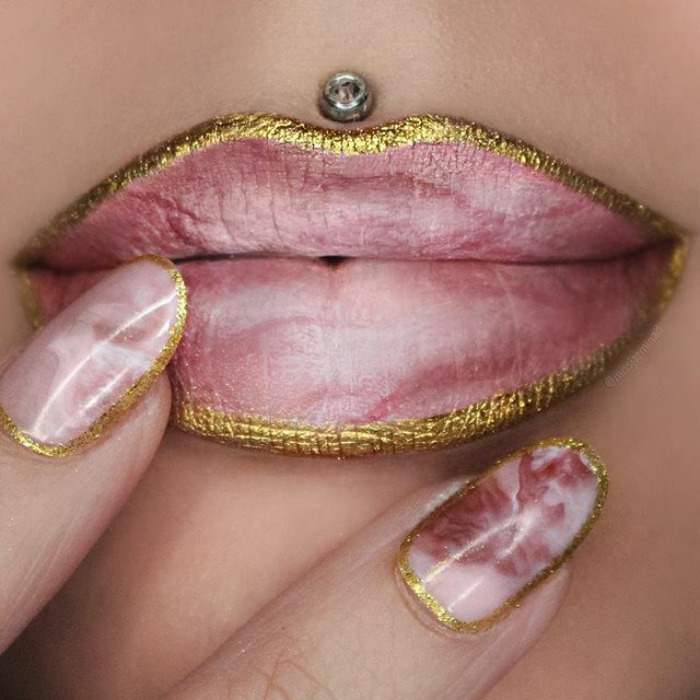 marble lips
