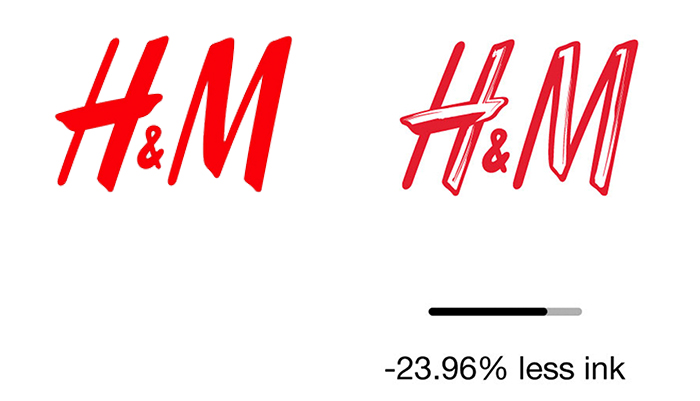 H&M çevre dostu logo