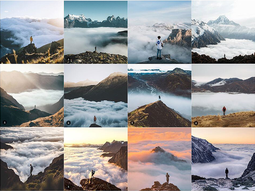 instagram seyahat fotoğrafları arasındaki benzerlik