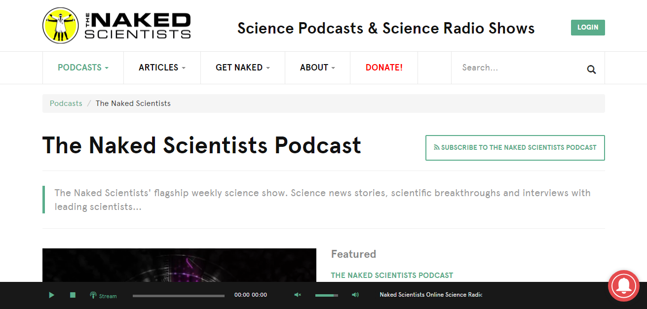 the naked scientists podcast